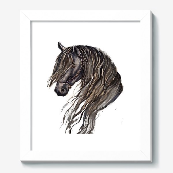Картина «лошадь конь фриз стильный принт черная лошадь», купить в  интернет-магазине в Москве, автор: Юлия Ткачева, цена: 4550 рублей,  54068.139187.1437844.5251361