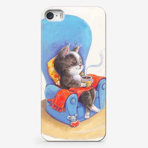 Чехол iPhone «Утренний кот»