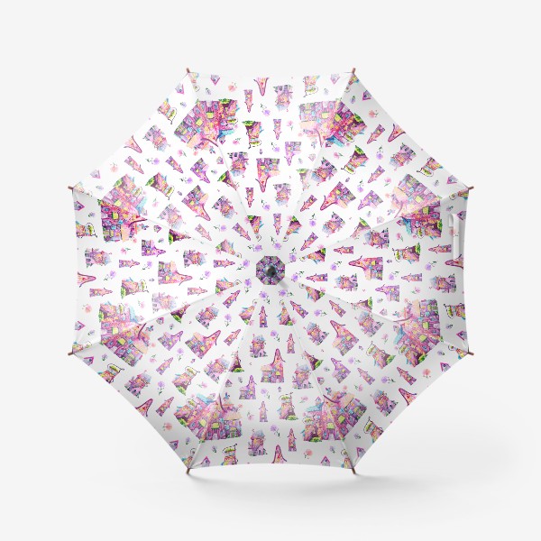 Зонт «Цветочный город»