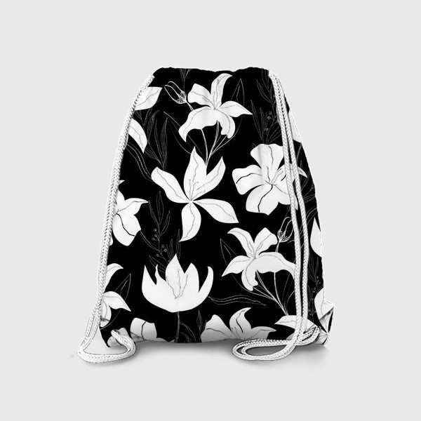 Рюкзак «белые лилии, цветы»