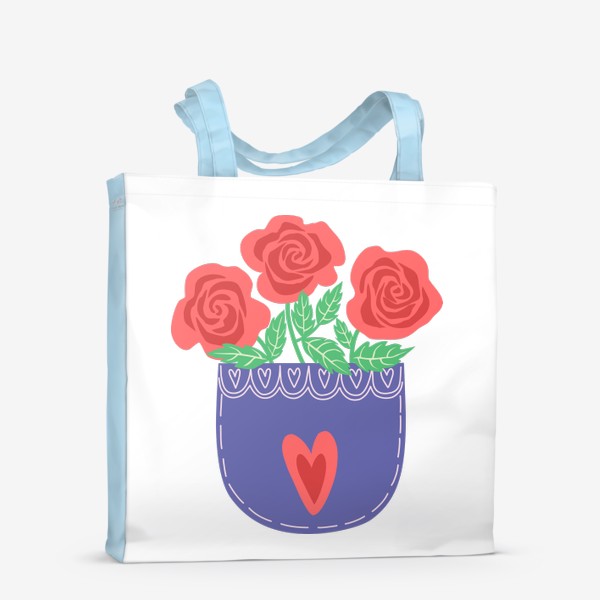 Сумка-шоппер «Розы в кармане»
