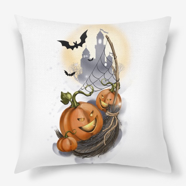 Подушка «Хеллоуин, тыквы к празднику»