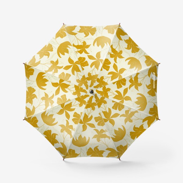 Зонт «золотые цветы. тюльпаны»