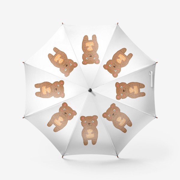 Зонт «Мишка с мёдом»