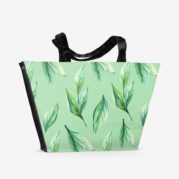 Пляжная сумка «Весенний принт »