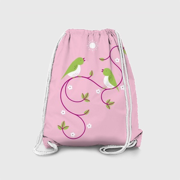 Рюкзак «Весенний день (розовый цвет)»