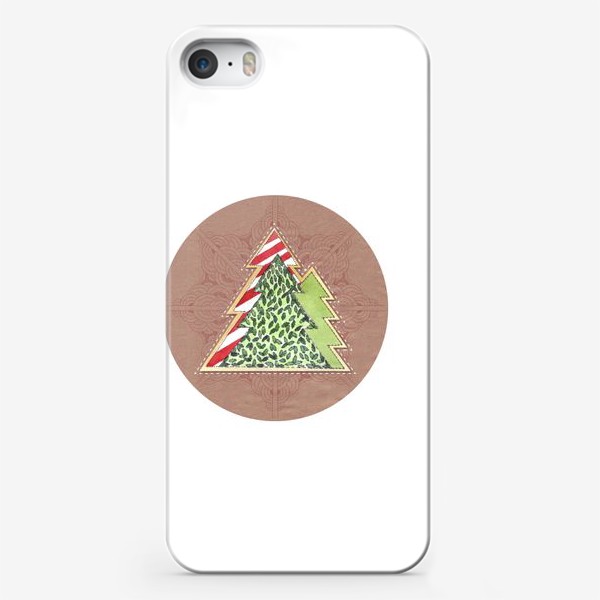 Чехол iPhone &laquo;Christmas Trees&raquo;
