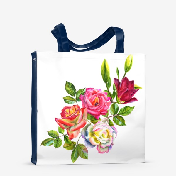 Сумка-шоппер «Watercolor Roses»