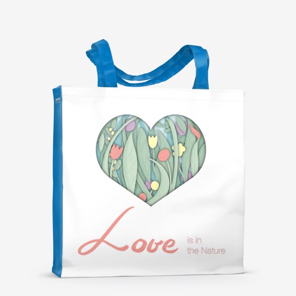 Сумка-шоппер «Любовь в нашей природе»