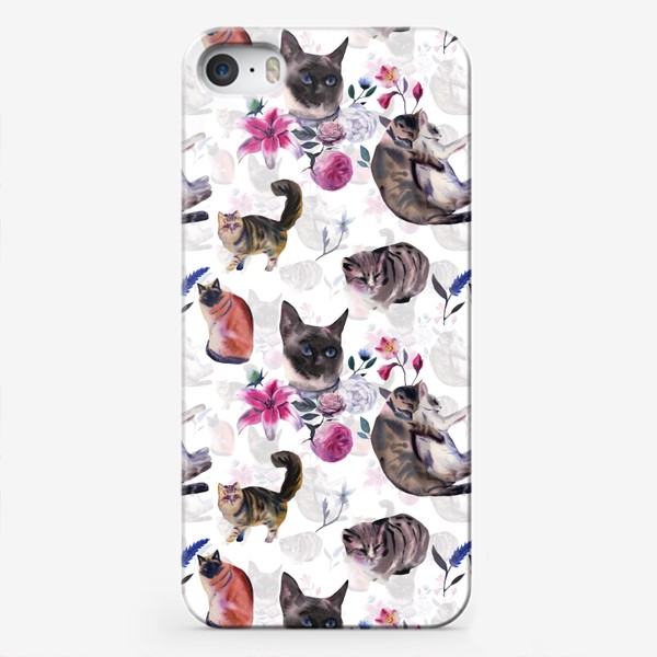 Чехол iPhone «Watercolor cats »