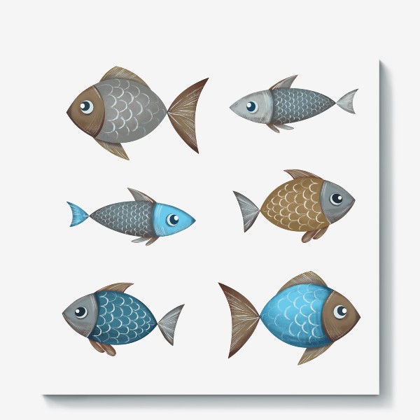 Холст «Рыбы»