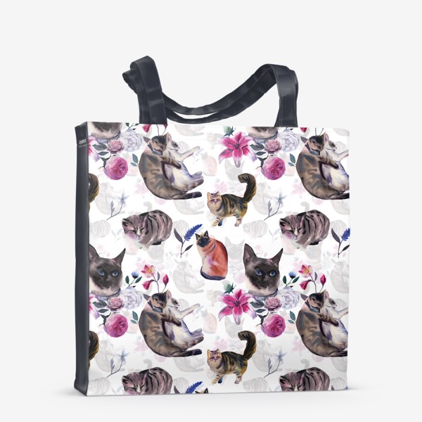 Сумка-шоппер «Watercolor cats »