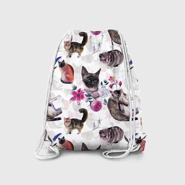 Рюкзак «Watercolor cats »