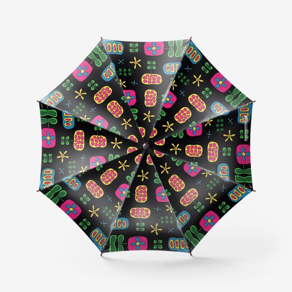 Зонт «Красивые сказочные цветы»