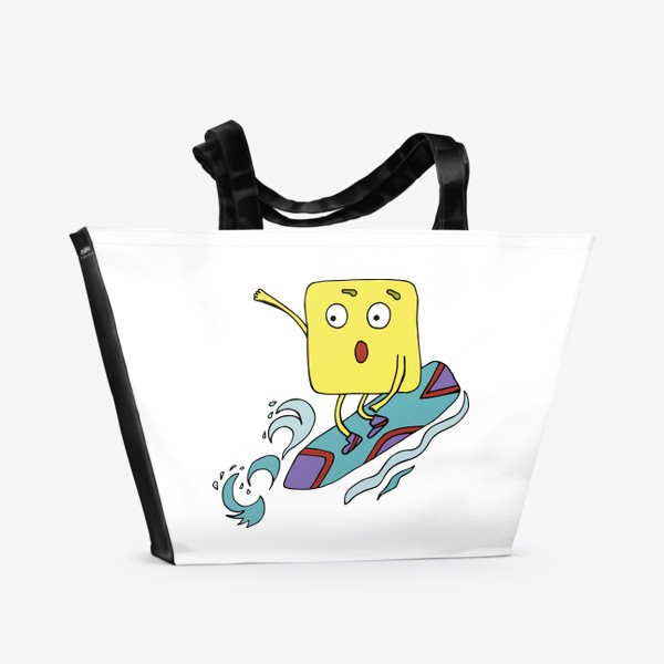 Пляжная сумка «Я люблю серфинг»