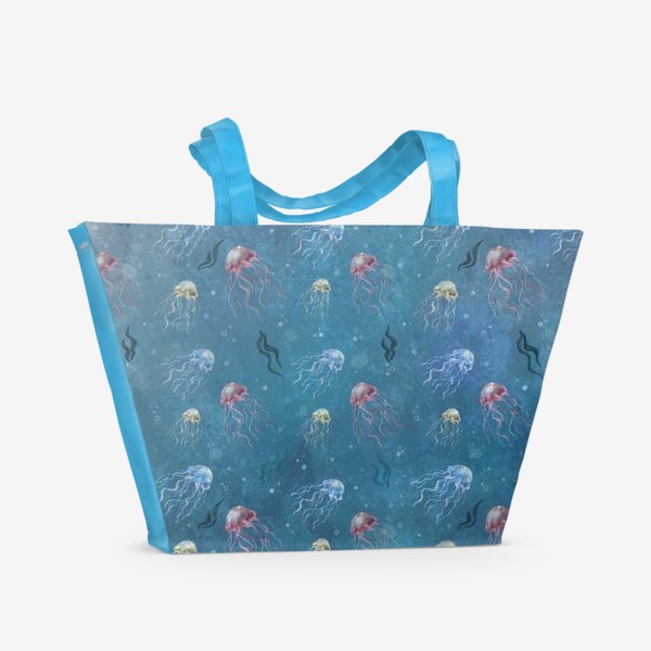 Пляжная сумка «Медузы паттерн »