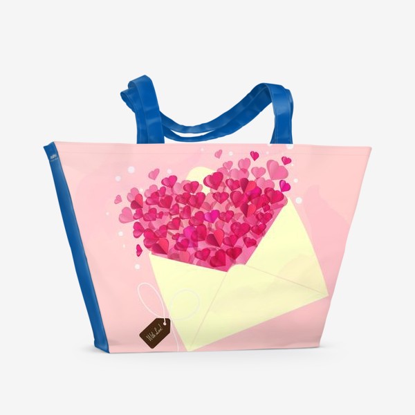 Пляжная сумка «с любовью»