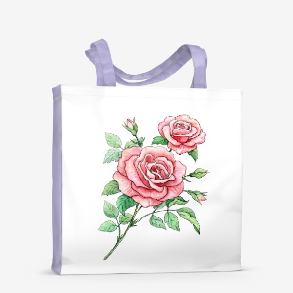 Сумка-шоппер «Розова роза»