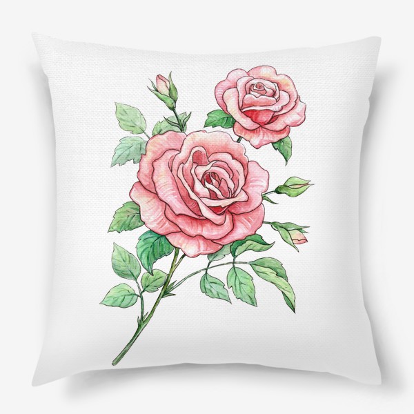 Подушка «Розова роза»