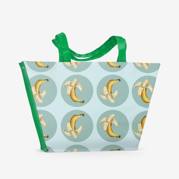 Пляжная сумка «Паттерн бананы»