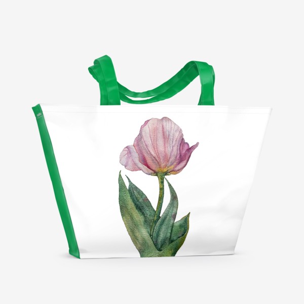 Пляжная сумка «Нежный тюльпан »