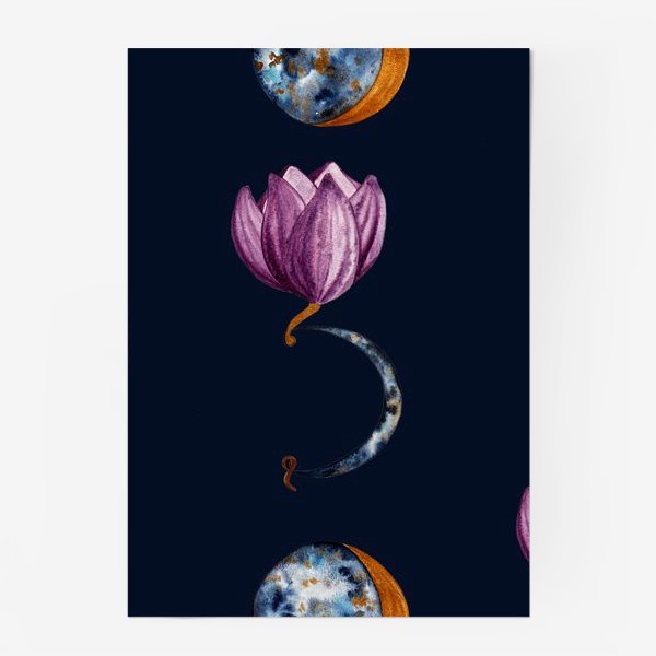 Постер «Цветочный космос»