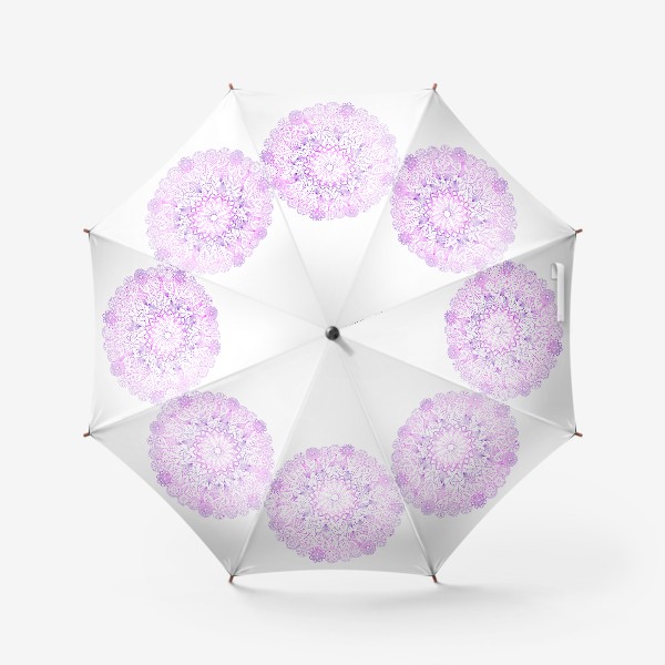 Зонт «Цветочная мандала. Буддизм»