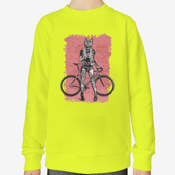 Свитшот «Bike Punk Cat»