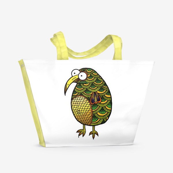 Пляжная сумка «Птица киви»