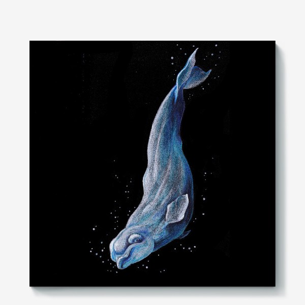 Холст «Белый кит»