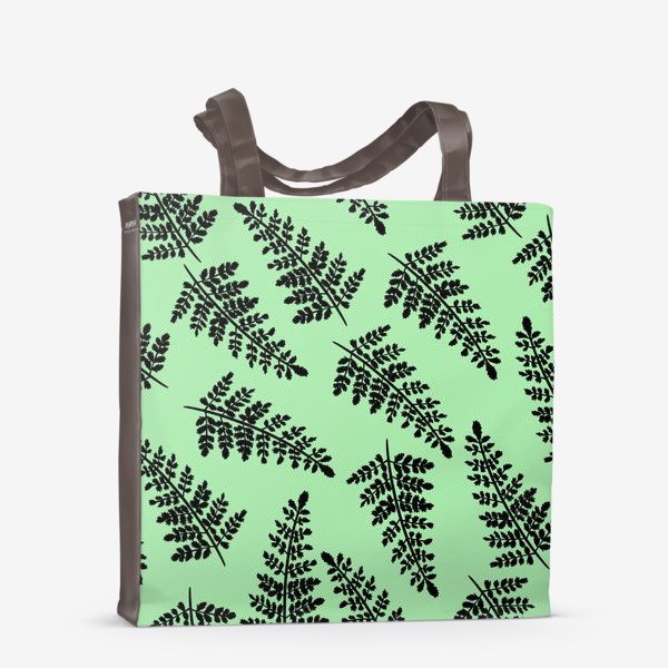 Сумка-шоппер «папоротник зеленый»