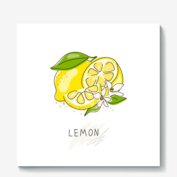 Холст « «Лимон»»