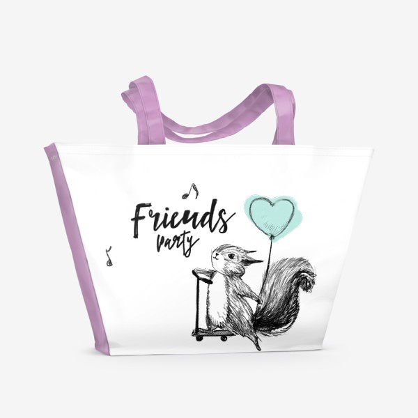 Пляжная сумка «Friends Party»