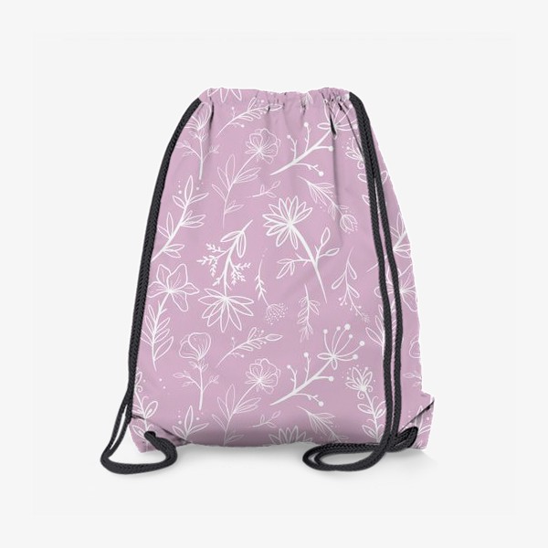 Рюкзак «Весенний цветочный паттен»