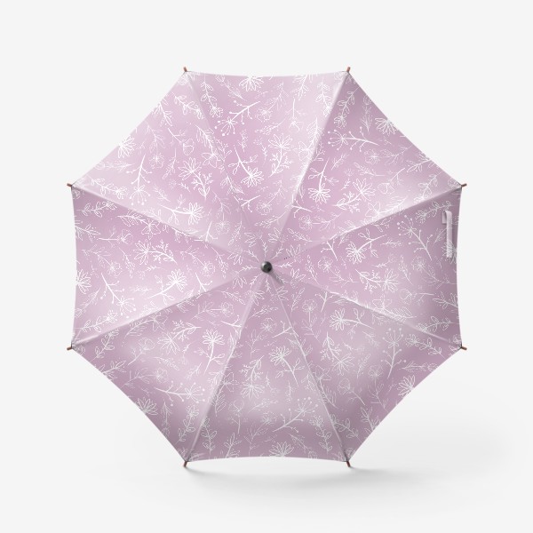 Зонт «Весенний цветочный паттен»