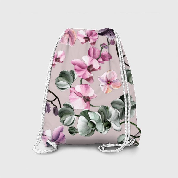 Рюкзак «Орхидеи и гортензии»