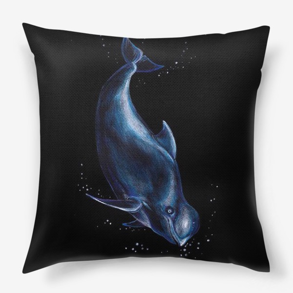 Подушка «Черный кит»