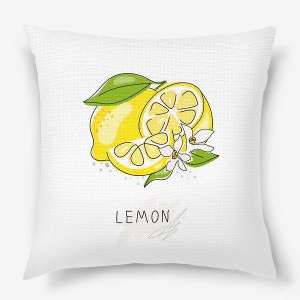 Подушка « «Лимон»»
