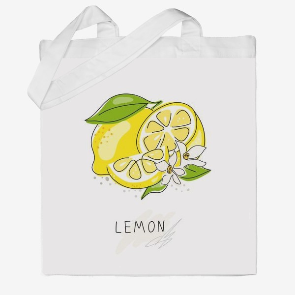 Сумка хб « «Лимон»»