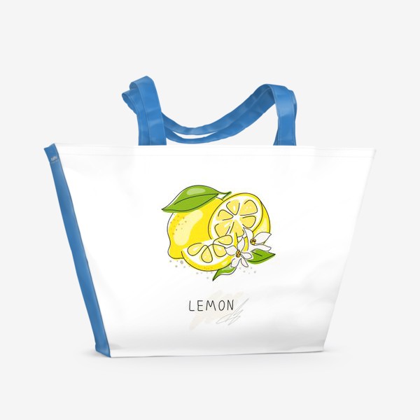 Пляжная сумка « «Лимон»»