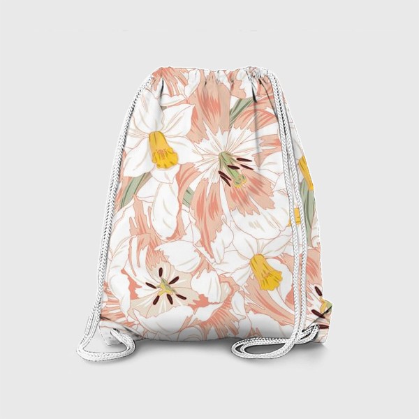Рюкзак «розовые тюльпаны»