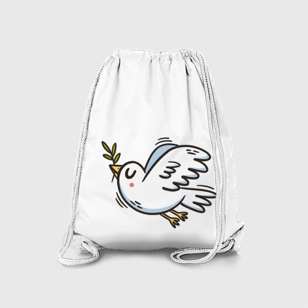 Рюкзак «Белый голубь с веточкой»