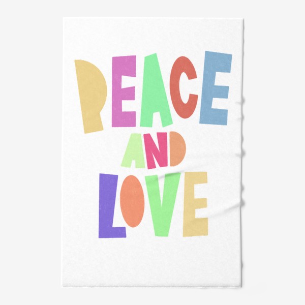 Полотенце «Peace and love»