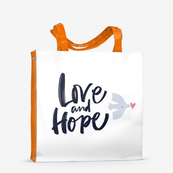 Сумка-шоппер «Голубь надежды. Love and hope»