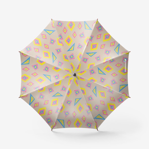 Зонт «Гометрический принт. Треугольники и ромбы»