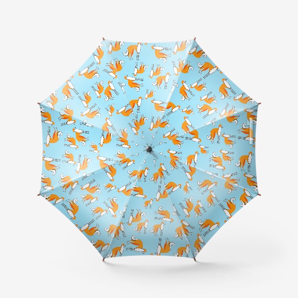 Зонт «Паттерн с пёселем»