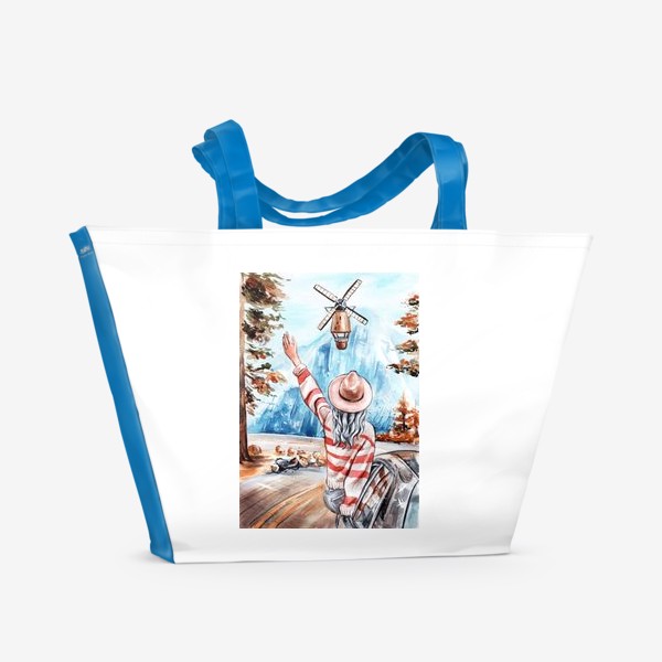 Пляжная сумка «предвкушение встречи»
