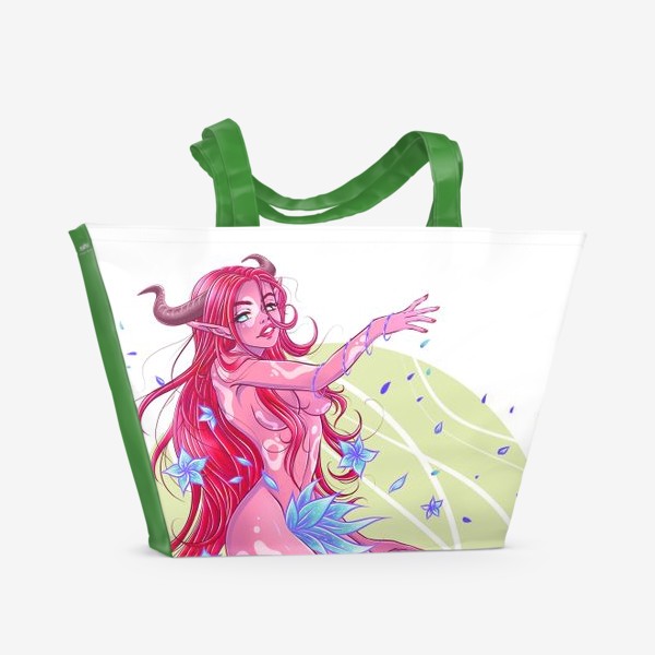 Пляжная сумка «Pink elf»