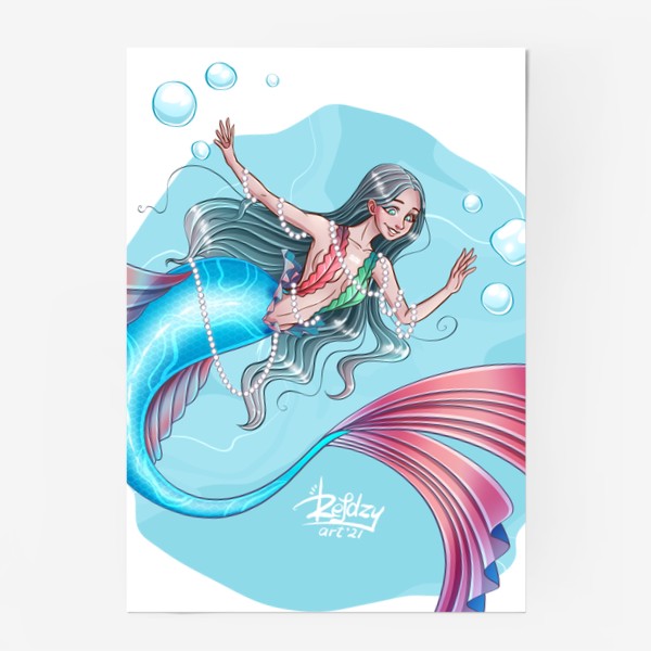 Постер «Русалка водолей»