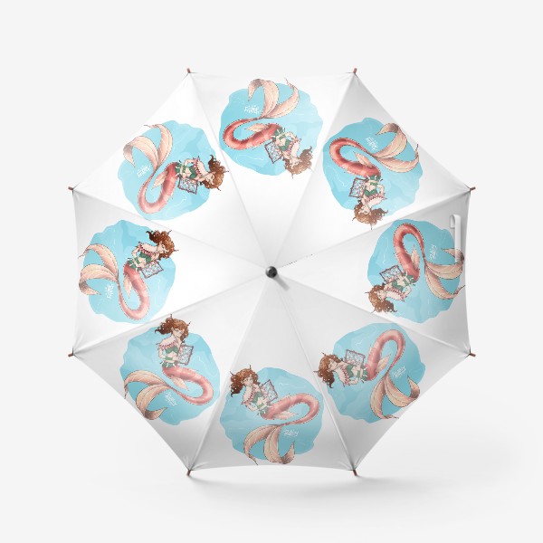 Зонт «Русалка телец»